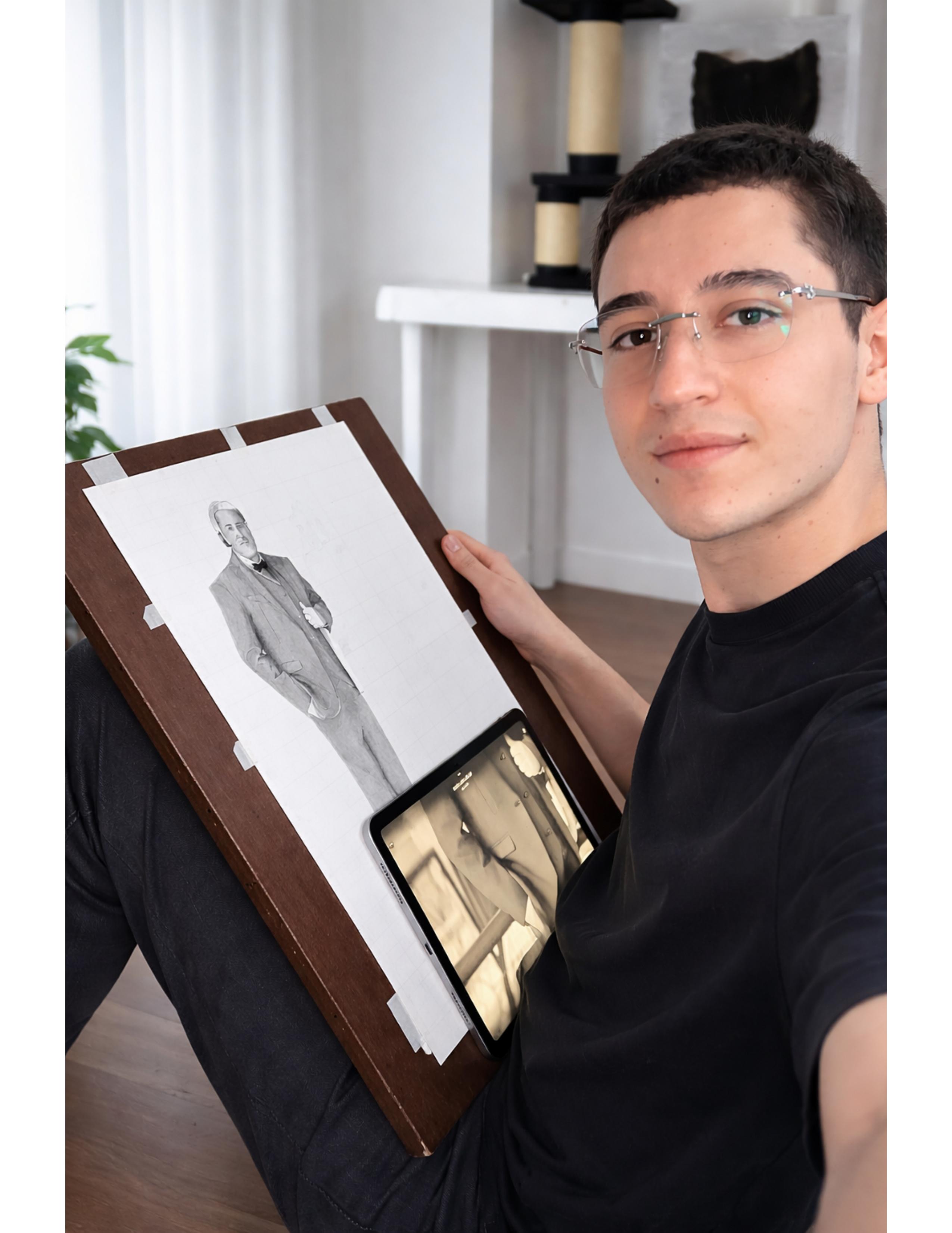 Luis Miguel — charcoal fine artist from Colombia